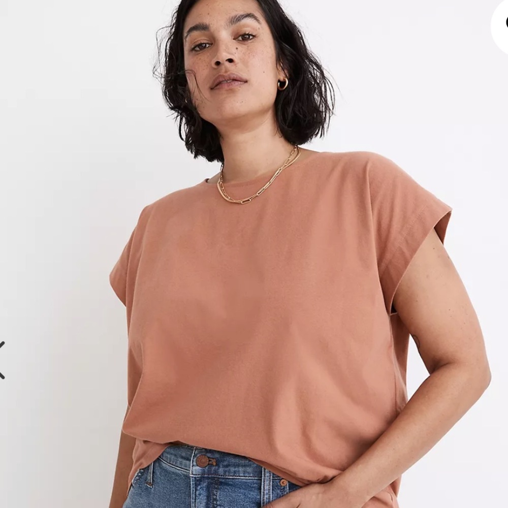 ✨madewell shoulder tee✨